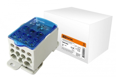 TDM ELECTRIC SQ0823-0004 Распределительный блок на DIN-рейку РБ-250 1П 250А (1х120/2x35+5x16+4x10) TDM